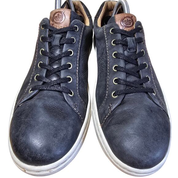 Born Men\'s Size 8 Womens 9.5 Allegheny Black Leather Low Top Sneaker Shoes main image 8